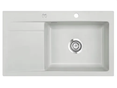 Systemceram Stema 86 SL Alu Keramikspüle Excenterbetätigung von systemceram