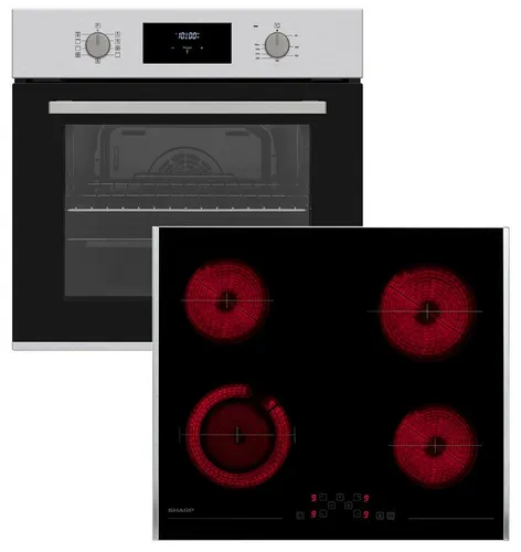 Daewoo Induktions Herd-Set mit Heißluft und AntiFingerprint