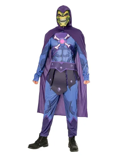 Herren Skeletor Kostüm Deluxe Lizenziert Halloween Kostüm Erwachsene Outfit