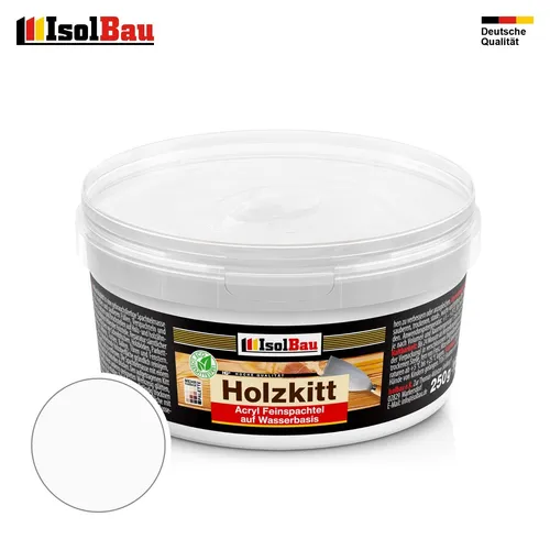 Holzkitt Spachtelmasse Holzspachtelmasse Außen Innen 250g Weiss ( Nr. 1 )