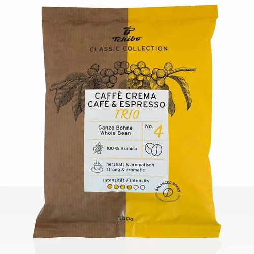 Tchibo Caffe Crema Trio - 500g Kaffeebohnen