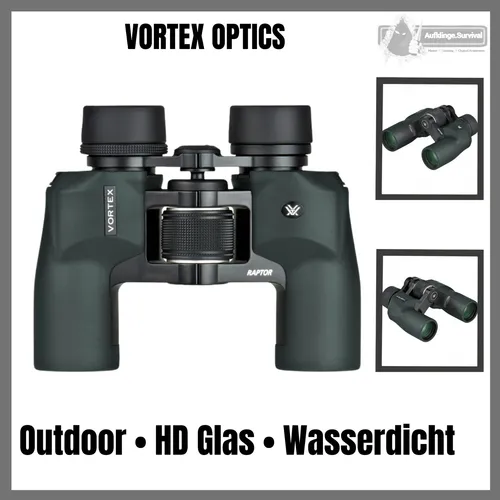Vortex Raptor 10x32 Fernglas für Jagd & Outdoor – Allzweck Feldstecher mit Tasch