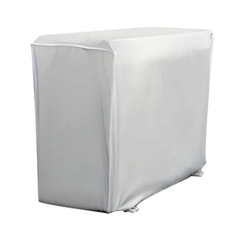 Klimaanlage Abdeckung Außengerät Mit Gummizug Mit Kordelzug Air Conditioner Cover Anti Staub Anti Schnee Wasserdichte Sunproof (L)