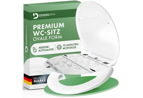 DomuSPA WC-Sitz Toilettendeckel mit Absenkautomatik von DomuSPA