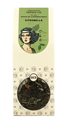 Berliner Kaffeerösterei - Grüner Tee Apfel & Lemongras №155, loser Tee, fruchtig & frisch, handverlesen & nachhaltig, 100g