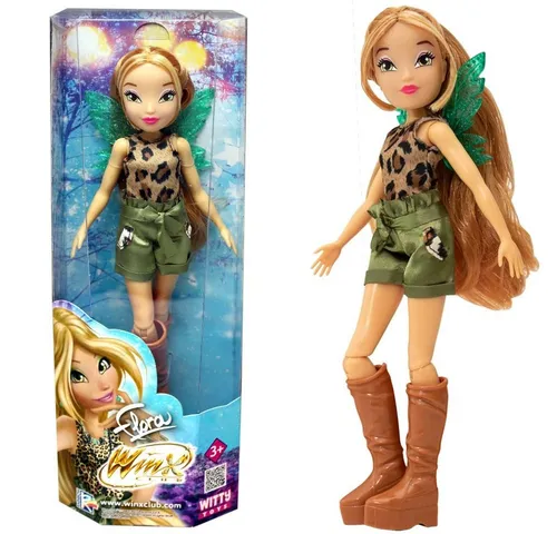 Winx Club Anziehpuppe Flora Fashion Puppe Winx Club Safari Look