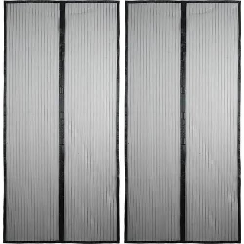 2er-Set Magnet Insektenschutz Türvorhang 100x210 cm für Balkon & Terrasse
