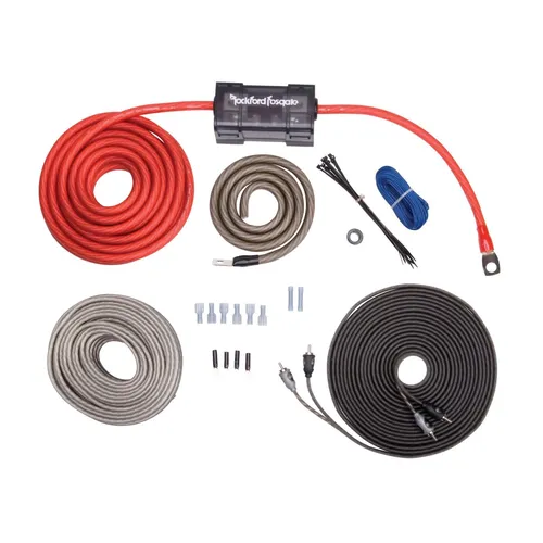 High End Kabelkit 4 AWG RFK4X - HiFi-Kabel Set mit 20 mm² Querschnitt für optimale Signalübertragung und kraftvollen Klang in Ihrem Audio-System.