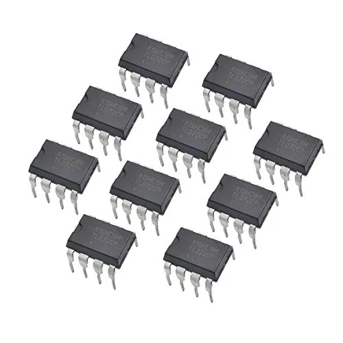 TL072CP DIP8 Verzögerungs-Verstärker IC-Chips, 10 Stück
