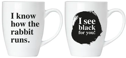 BRUBAKER Tasse 2er-Set Motivtassen 