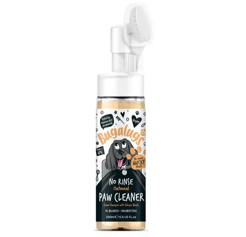 Bugalugs Pfotenpflege Bugalugs Pfotenreiniger mit Bürste verschiedene Sorten, 200 ml, (1-St), ph neutral, Katzen Shampoo, Lake District