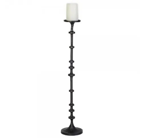 Lambert Sabiha Kerzenständer Aluminium Graphit H 77 cm von Lambert