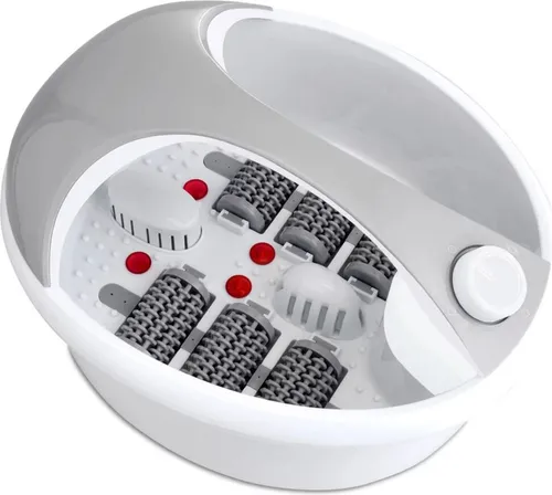 Rio Relax-Fußbad und Fußmassagegerät Deluxe 90 W Grau und Weiß FTBH