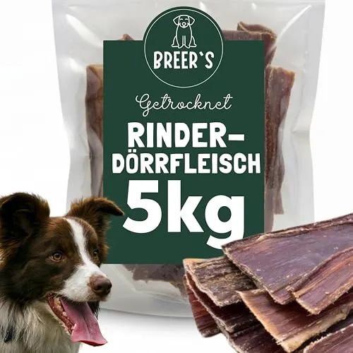 Getrocknete Rinderdörrfleisch 30 cm - 5 kg Packung - Leckeres, getrocknetes Rinderdörrfleisch in 30 cm Stücke, ideal als Snack oder für die Fütterung. Hochwertige Qualität für ein besonderes Geschmackserlebnis.