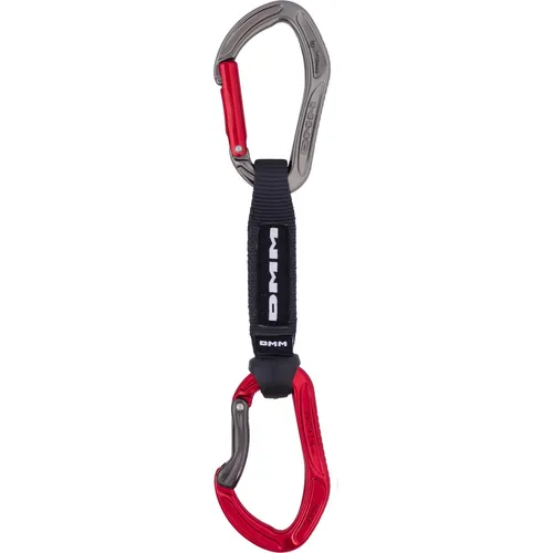 DMM Alpha Sport 12cm Expressschlinge - Rot - Kletterausrüstung mit 12cm Länge, ideal für sicheres und schnelles Sichern beim Sportklettern.