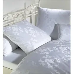 Curt Bauer Bettwäsche Josephine - Mako-Brokat-Damast - Hochwertige Bettwäsche aus 100% mercerisierter Baumwolle, maschinenwaschbar und trocknergeeignet. OEKO-TEX Standard 100 und MADE IN GREEN zertifiziert für nachhaltigen Schlafkomfort.