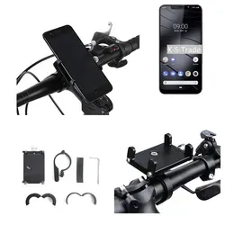 K-S-Trade Smartphone-Halterung für Gigaset GS195, (Handyhalterung das Fahrrad Halter Lenkstange Fahrradhalterung) schwarz