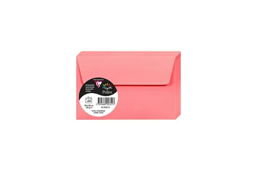 CLAIREFONTAINE Briefumschlag Clairefontaine Umschlag Pollen 90x140 120g litschi