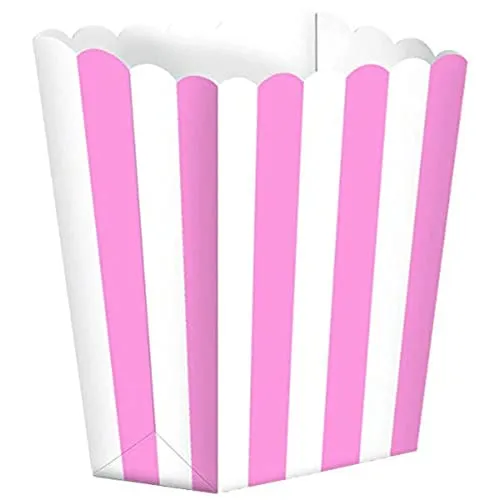 Pack Candy Buffet Pink Popcorn Treat Boxes 6.3cm x 3.8m x 13cm 5