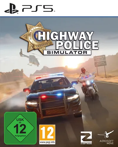 Highway Police Simulator - PS5 [EU Version] - Erlebe den Alltag der Highway Patrol in einer offenen Welt! Spannendes storybasiertes Gameplay mit einzigartigen Fahrzeugen und einem Moralsystem, das deine Entscheidungen beeinflusst.