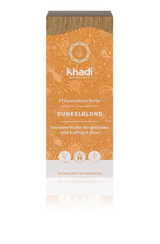 Produktbild khadi Pflanzenhaarfarbe Dunkelblond 100 g