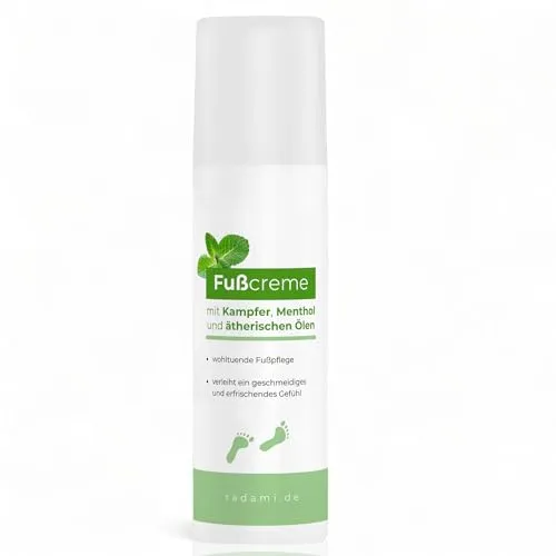 Fußcreme Fußpflege Creme mit ätherischen Ölen 150ml