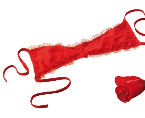 PEARL Erotik: BH-Rose in rot von PEARL