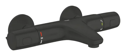 Grohe Precision Trend Thermostat-Wannenbatterie in schwarz von GROHE