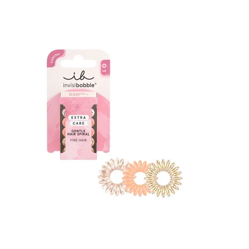 Elastisches Haare INVISIBOBBLE Extra Care Empfindliche Aufgaben 6pz