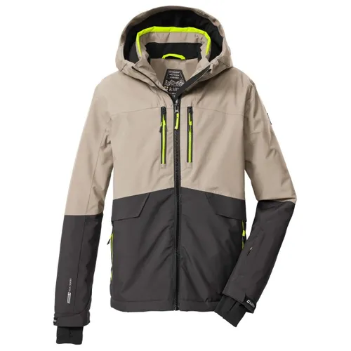 Stylische KILLTEC KSW 201 BYS SKI JCKT Kinder Skijacke - Funktionsjacken – Wasser- und winddichte Skijacke mit reflektierenden Details und atmungsaktiver Funktion für optimalen Komfort auf der Piste.