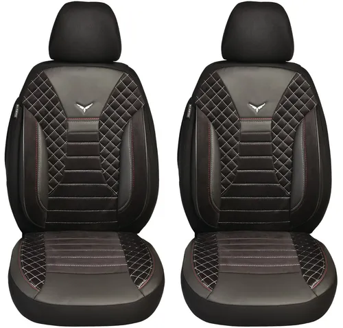 Maß Schonbezüge für Audi A4 B8 PS808 - Sitzbezug-Set für Fahrer und Beifahrer, atmungsaktiv und airbagfreundlich, einfache Installation und für Sitzheizung geeignet.
