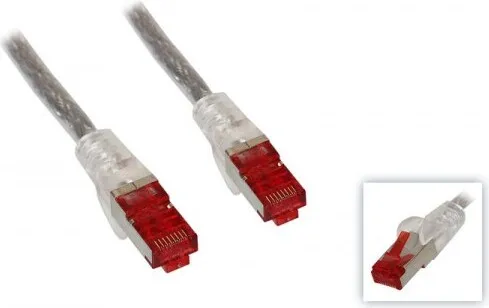 Goobay CAT 6 Patchkabel, S/FTP (PiMF), Transparent