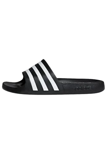 adidas Unisex Adilette Aqua Slides, Core Black / Cloud White / Core Black, 47 EU