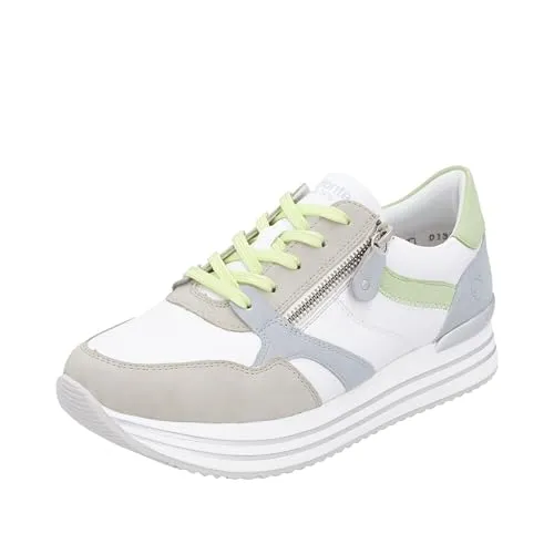Plateausneaker REMONTE für Damen, Gr. 39, Weiß-Pastell