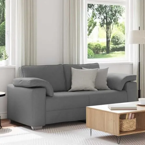 vidaXL 2.5-Sitzer Sofa Dunkelgrau von vidaXL