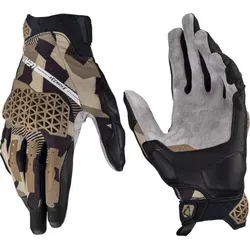 Leatt ADV X-Flow 7.5 Short Camo Handschuhe - L, Schwarz/Braun/Beige - Motorradhandschuhe mit herausragendem Belüftungssystem und zertifiziertem Aufprallschutz, bieten ultimativen Grip durch innovative NanoGrip-Technologie.