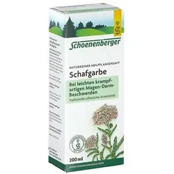 Schoenenberger Naturreiner Heilpflanzensaft Schafgarbe - Naturreiner Heilpflanzensaft aus Schafgarbe für eine sanfte Unterstützung der Verdauung und des Wohlbefindens.