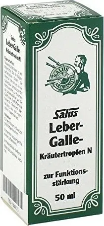 LEBER GALLE Kräutertropfen N Salus 50 ml