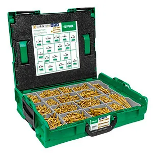 Spax Schraubenset L-BOXX T-Star plus 5000009164019 in gold von SPAX