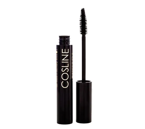 Cosline Cosmetics Mascara Black Waterproof, wisch- und wasserfest, tiefschwarz pigmentiert