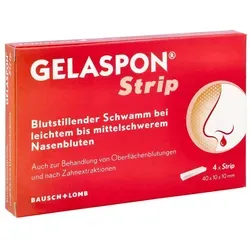 GELASPON Strip Blutstillender Schwamm Streifen 4 St