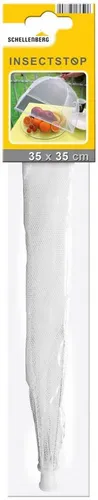 SCHELLENBERG Fliegenhaube Lebensmittelabdeckung aus Polyester (Packung), Fliegen- und Mückenschutz für Obst, weiß