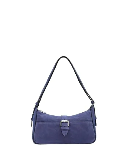 Liebeskind Berlin Schultertasche Hobo Bag aus echtem Leder - Handtaschen aus hochwertigem, echtem Leder in trendigem lila, mit verstellbarem und abnehmbarem Schulterriemen für individuellen Tragekomfort.