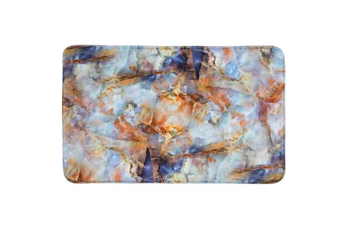 Sanilo Badematte Marmor Braun, rutschhemmend, waschbar, schnelltrocknend, Polyester, rechteckig, sehr weich, hochwertig & modern, 50 x 80 cm oder 70 x 110 cm