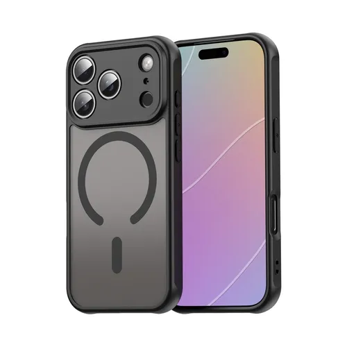 Matte Case Magsafe für iPhone 17 Pro Schutzhülle Kratzfest Passgenau Schwarz