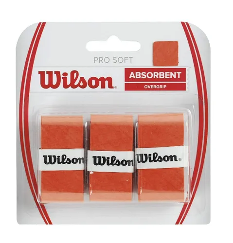 Wilson Overgrip Pro Soft 0.55mm orange 3er