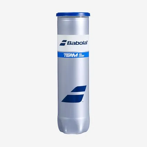 Babolat Team All Court x 4 Bälle für Erwachsene, Unisex, Gelb (Schwarz), Einheitsgröße