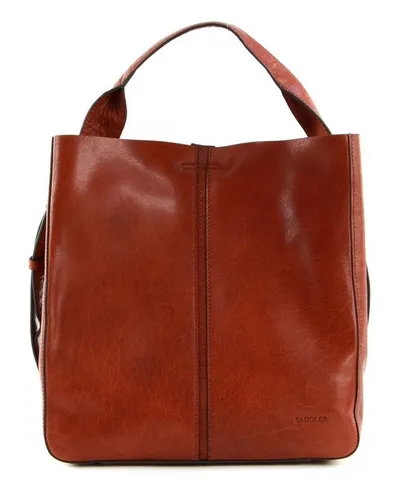Saddler Handtasche Elsa Tote Bag - Handtasche aus 100% Rindsleder, geräumig und stilvoll mit abnehmbarem, verstellbarem Schulterriemen – der perfekte Begleiter für jeden Anlass!
