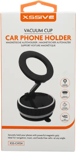 Xssive Magnetische Autohalterung – MagSafe Car Mount mit Saugnapf, 360° drehbar