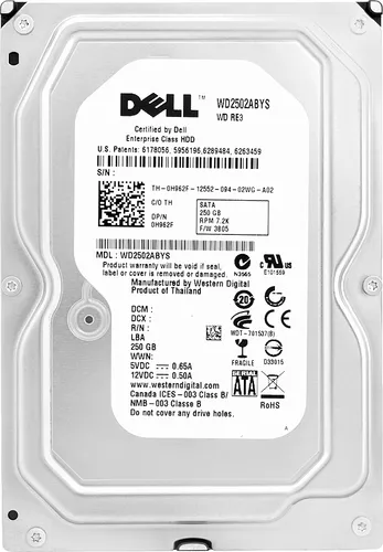 Dell 0H962F Festplatte 250GB von Dell